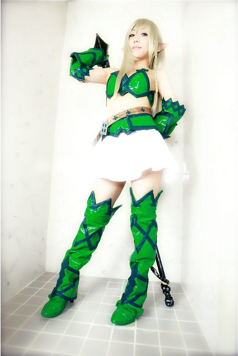 [Cosplay]  Queens Blade  Echidna & Alleyne Vs Tentacles SP2